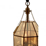 Calissa Polygonal Pendant Light Brass