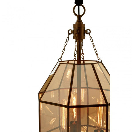 Calissa Polygonal Pendant Light Brass
