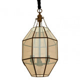 Calissa Polygonal Pendant Light Brass