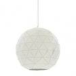 Geoi Medium White Pendant Light White