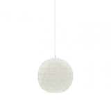 Geoi Medium White Pendant Light White