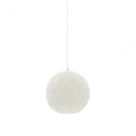 Geoi Medium White Pendant Light White