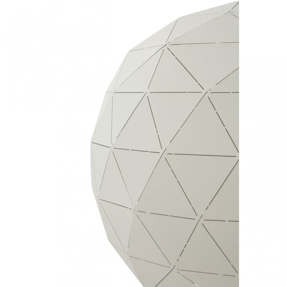 Geoi Medium White Pendant Light White