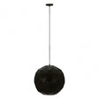 Geoi Medium Black Pendant Light Black