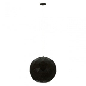 Geoi Medium Black Pendant Light Black