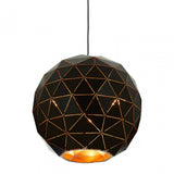 Geoi Medium Black Pendant Light Black