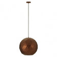 Geoi Medium Coffee Finish Pendant Light Brown