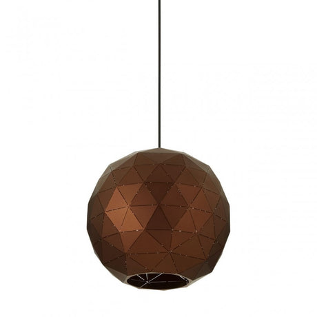 Geoi Medium Coffee Finish Pendant Light Brown