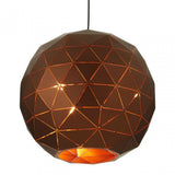 Geoi Medium Coffee Finish Pendant Light Brown