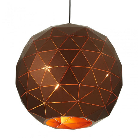 Geoi Medium Coffee Finish Pendant Light Brown