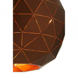 Geoi Medium Coffee Finish Pendant Light Brown