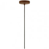 Geoi Medium Coffee Finish Pendant Light Brown