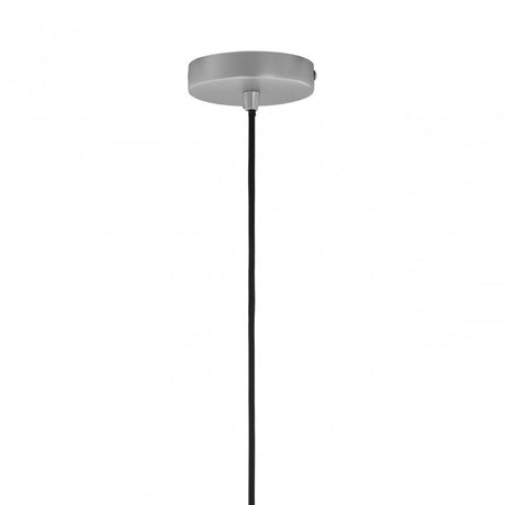 Geoi Medium Silver Finish Pendant Light Silver