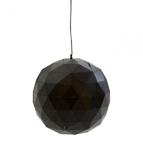 Geoi Large Black Finish Pendant Light Black