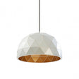 Mateo Small Silver Dome Pendant Light Silver