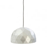 Mateo Small Silver Dome Pendant Light Silver