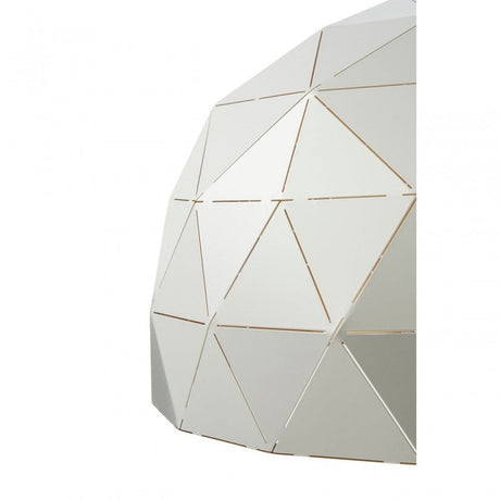 Mateo Small Silver Dome Pendant Light Silver