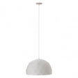 Geoi Medium White Dome Pendant Light White