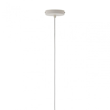 Geoi Medium White Dome Pendant Light White