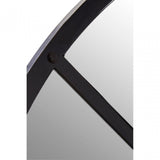 Descartes Round Wall Mirror Black