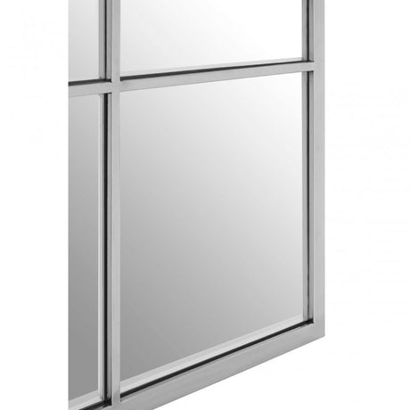 Descrates Square Wall Mirror Silver