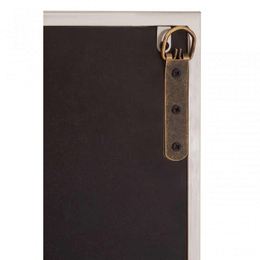 Descrates Square Wall Mirror Silver