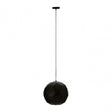 Geoi Small Black Pendant Light Black