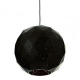 Geoi Small Black Pendant Light Black