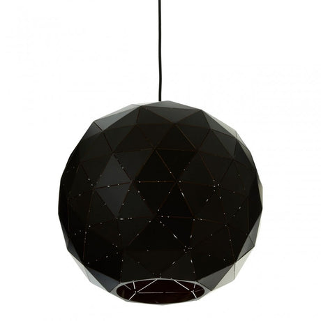 Geoi Small Black Pendant Light Black