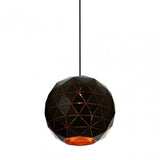 Geoi Small Black Pendant Light Black