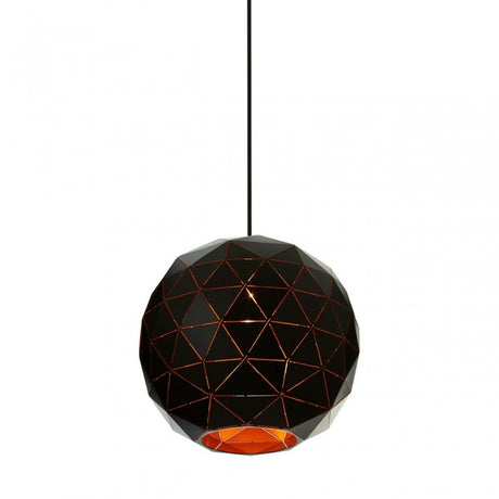 Geoi Small Black Pendant Light Black