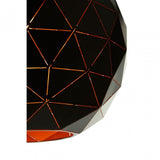 Geoi Small Black Pendant Light Black