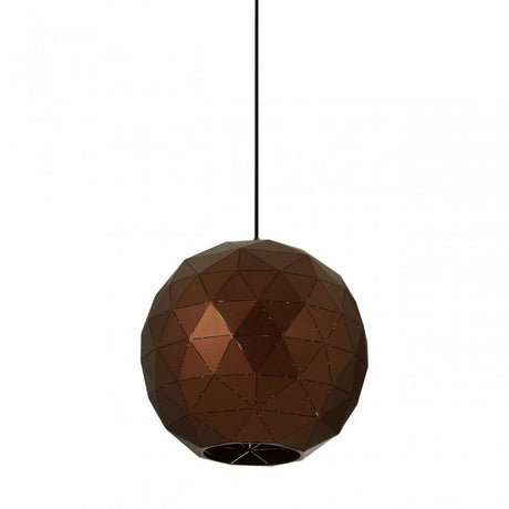 Geoi Small Coffee Finish Pendant Light Brown