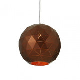 Geoi Small Coffee Finish Pendant Light Brown