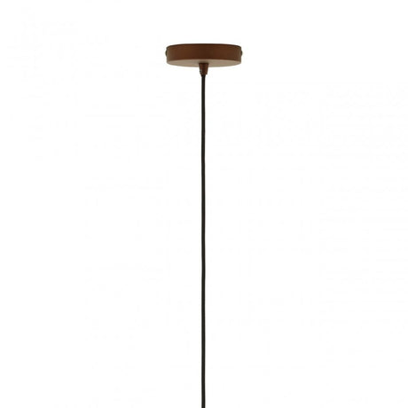 Geoi Small Coffee Finish Pendant Light Brown