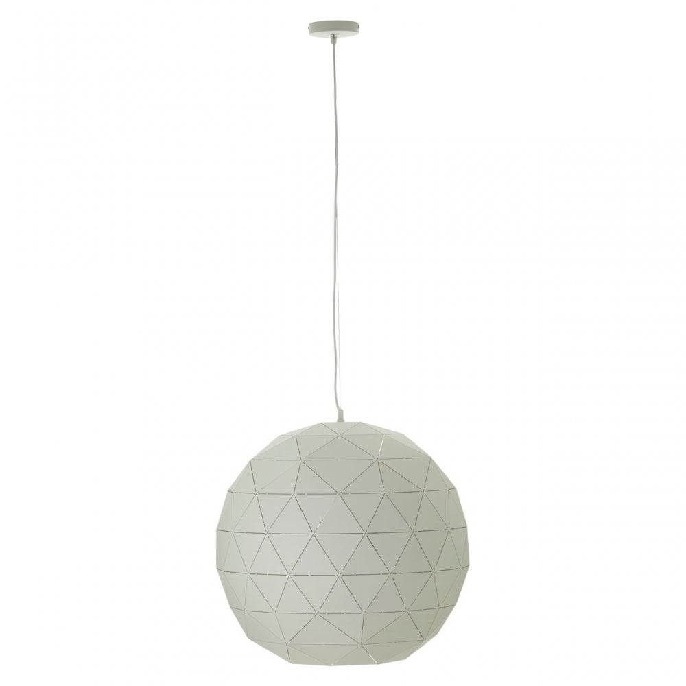 Geoi Large White Pendant Light White