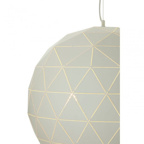 Geoi Large White Pendant Light White