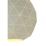 Geoi Large White Pendant Light White