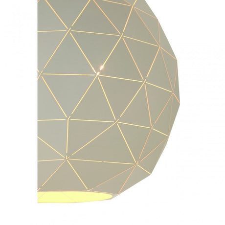 Geoi Large White Pendant Light White