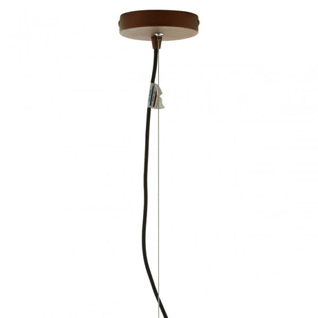 Geoi Large Coffee Finish Pendant Light Brown
