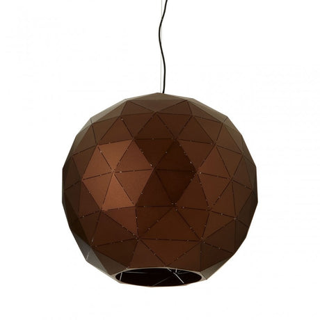 Geoi Large Coffee Finish Pendant Light Brown