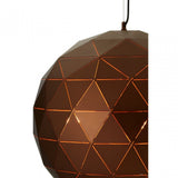 Geoi Large Coffee Finish Pendant Light Brown