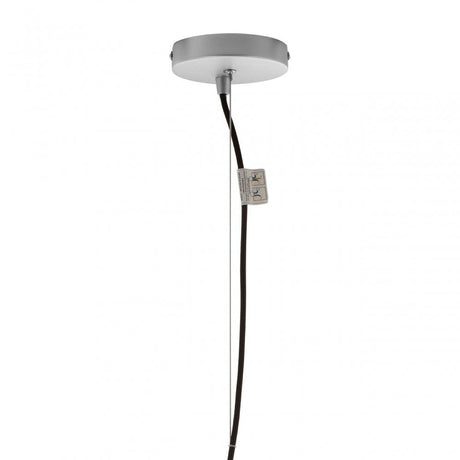 Geoi Large Silver Finish Pendant Light Silver