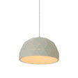 Mateo Small White Dome Pendant Light White