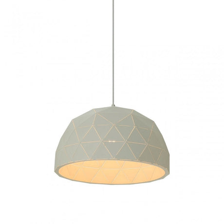 Mateo Small White Dome Pendant Light White