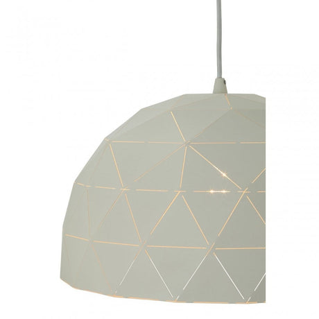 Mateo Small White Dome Pendant Light White
