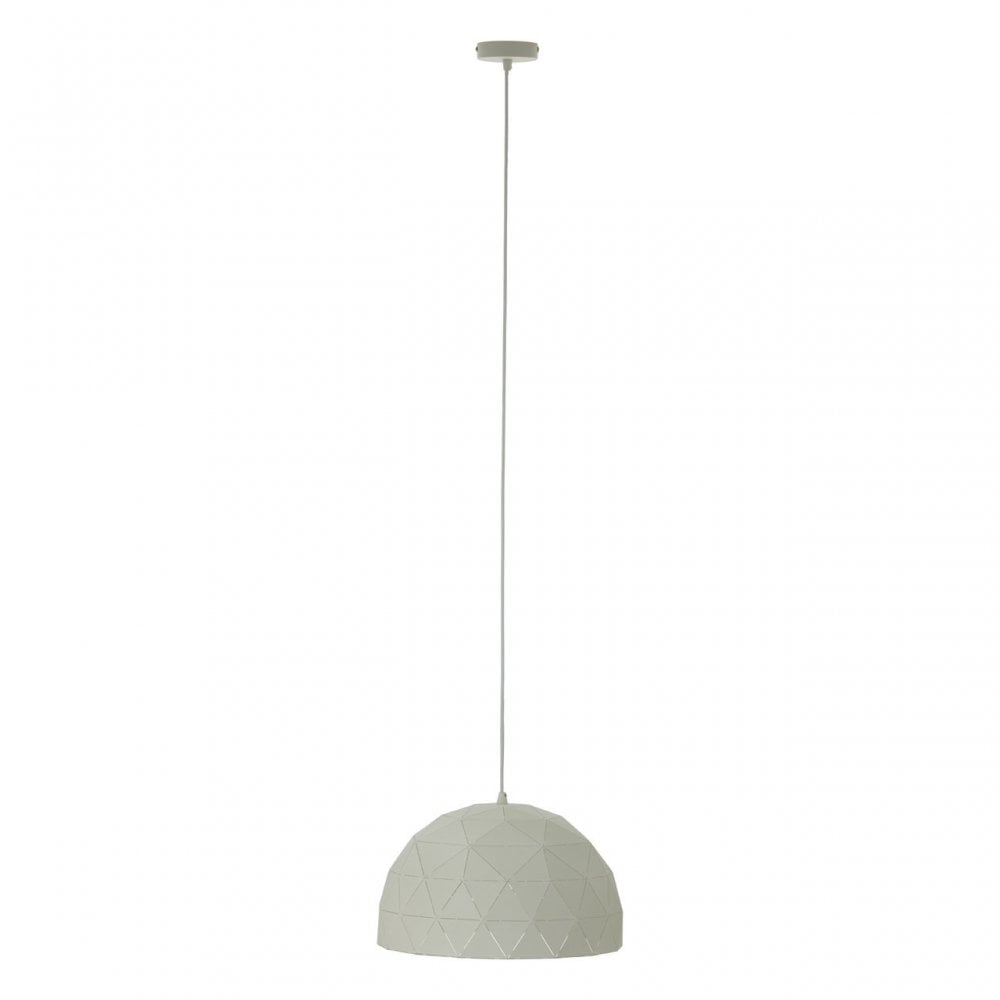 Mateo Small White Dome Pendant Light White