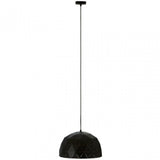 Mateo Small Black Dome Pendant Light Black