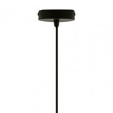 Mateo Small Black Dome Pendant Light Black