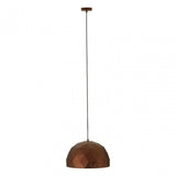 Mateo Small Coffee Dome Pendant Light Brown